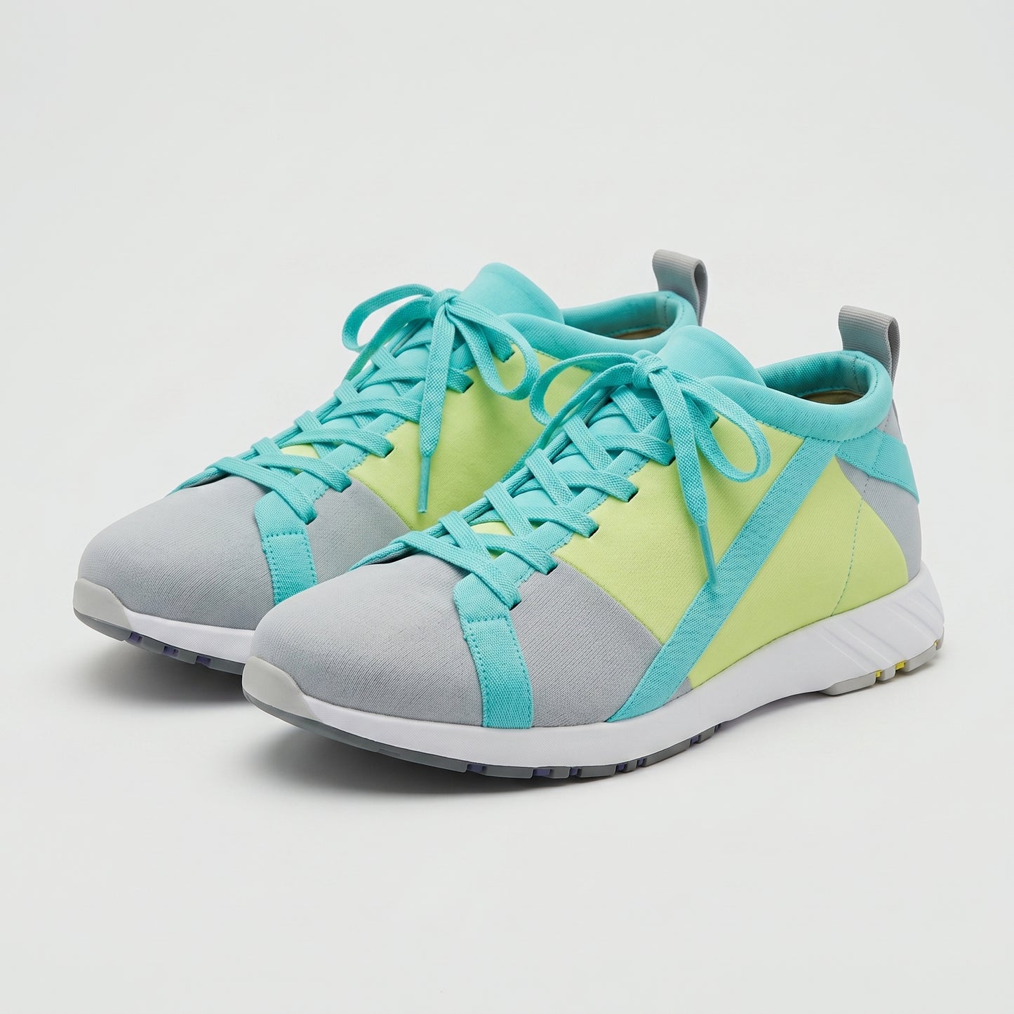 Colorblock Performance Lace-Up Sneakers