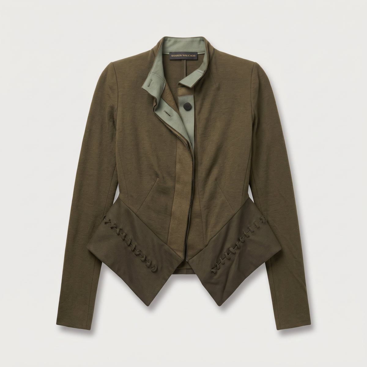 Structured Peplum Military Jacket
