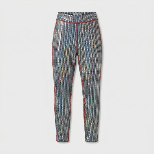 Iridescent Sequin High-Rise Leggings