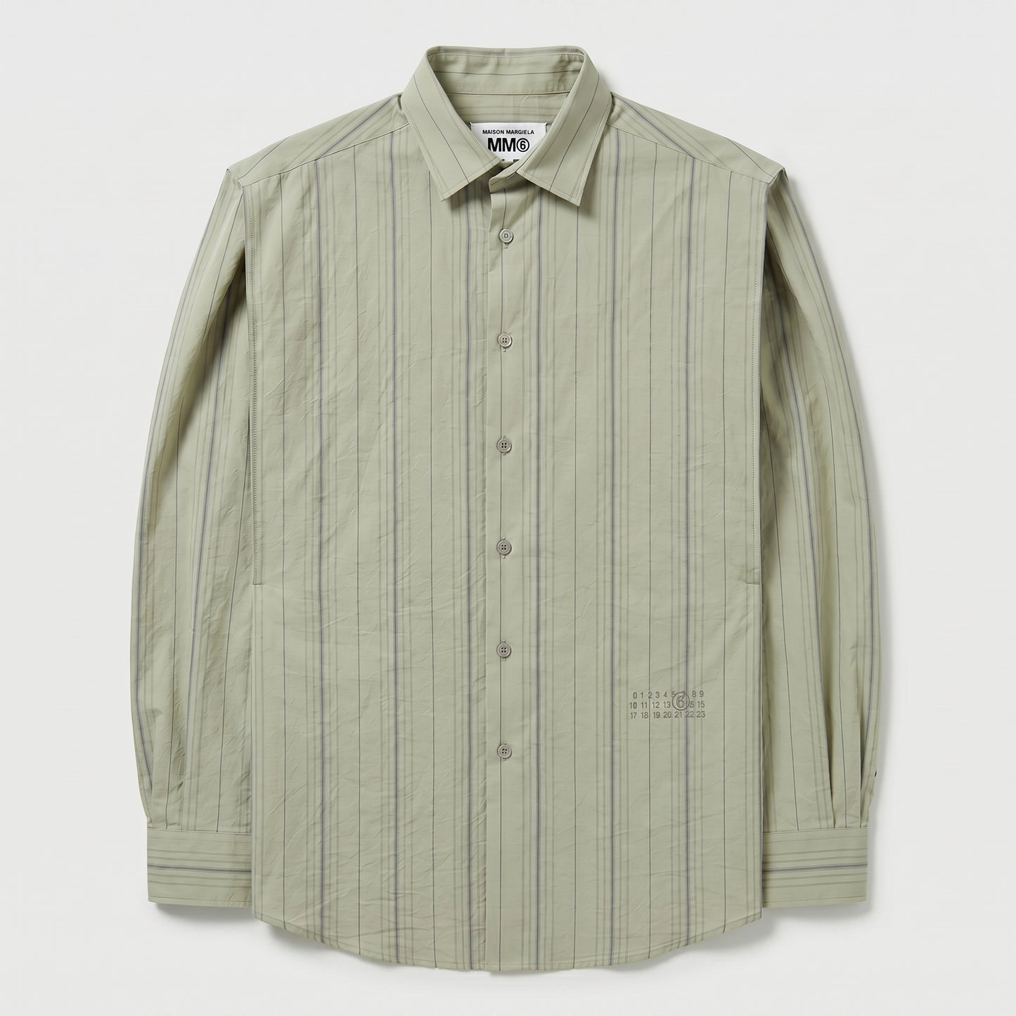 Deconstructed Striped Cotton Shirt
