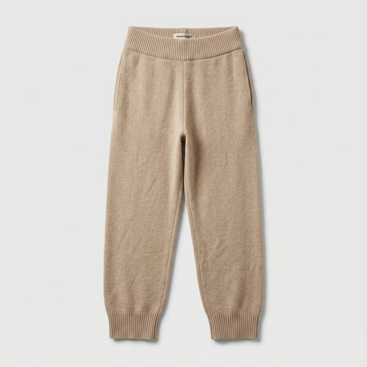 Essential Beige Knit Joggers