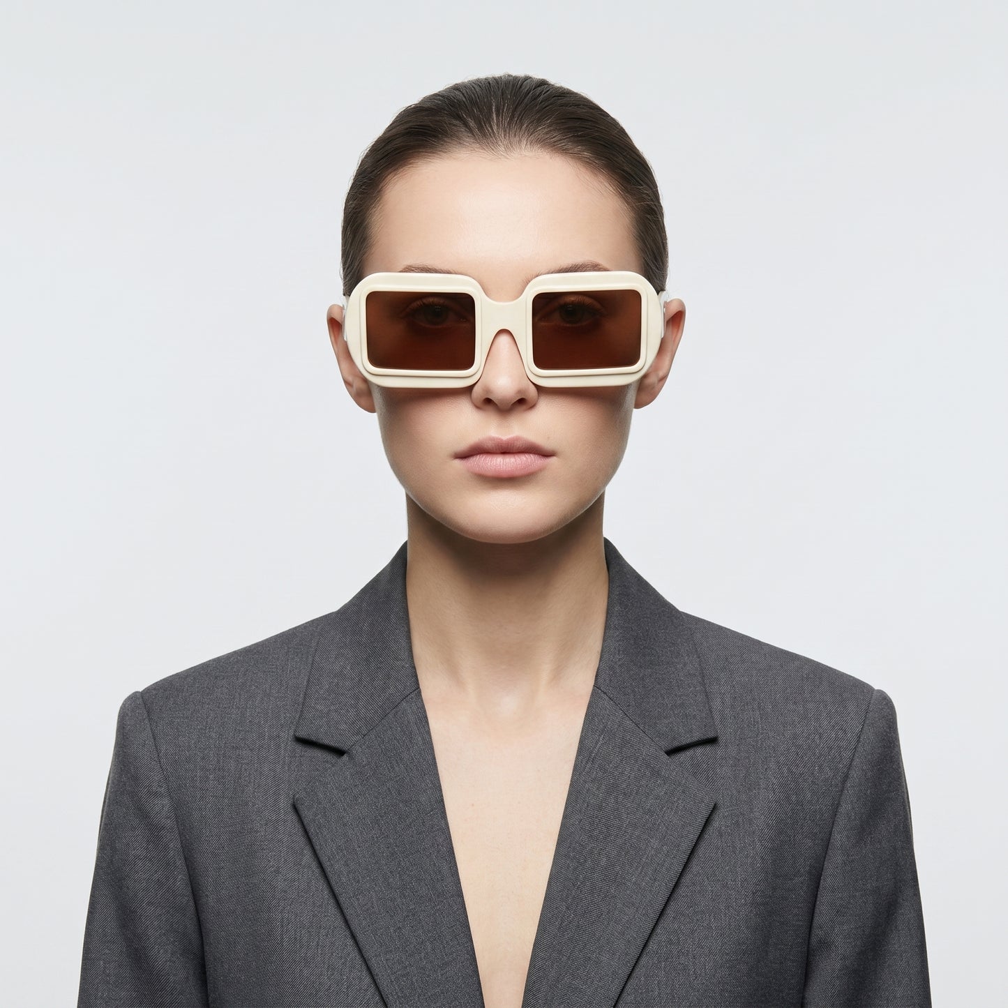 Chunky Retro Rectangular Sunglasses