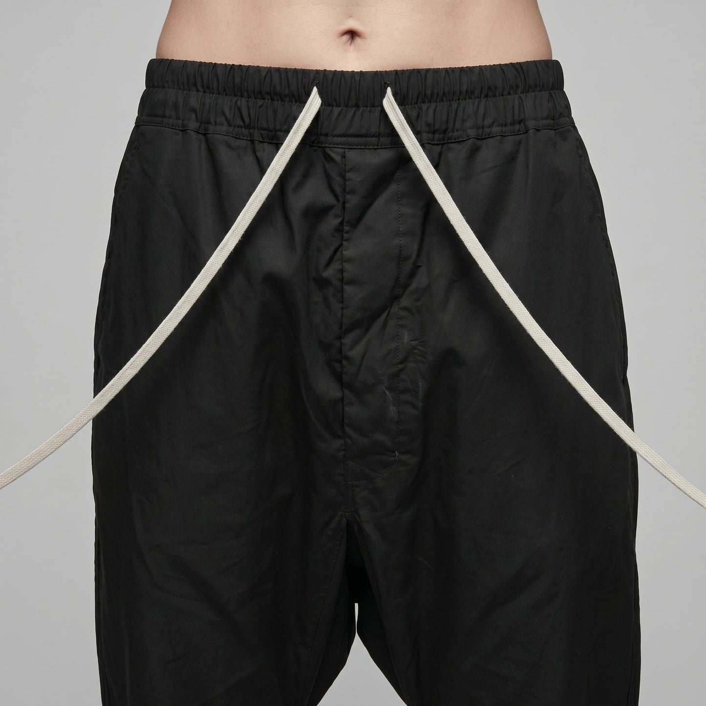 Drop Crotch Drawstring Trousers