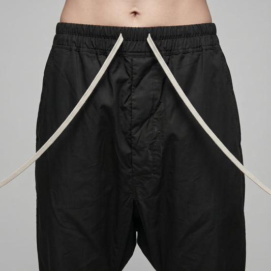 Drop Crotch Drawstring Trousers