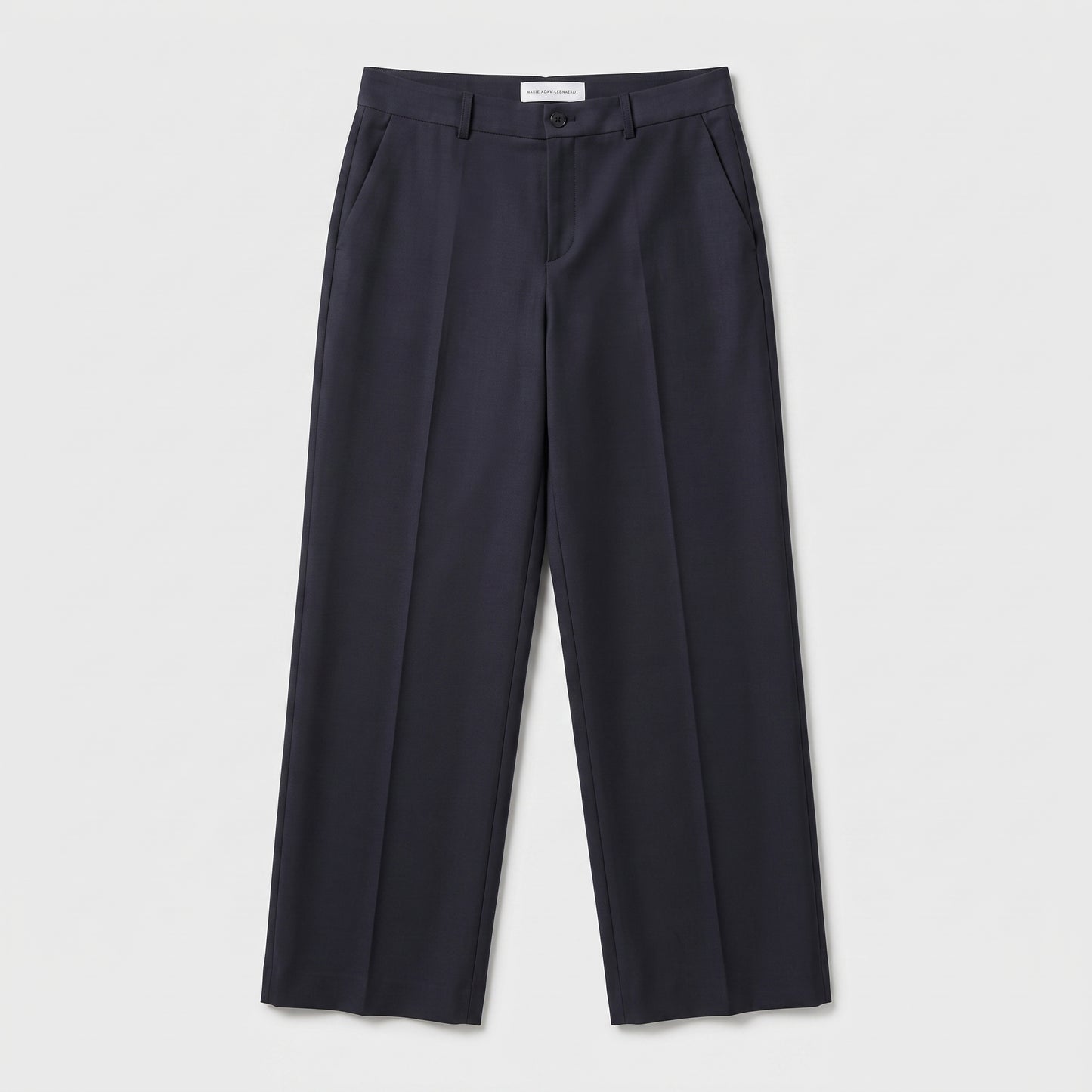 Tailored High-Waisted Wool Trousers