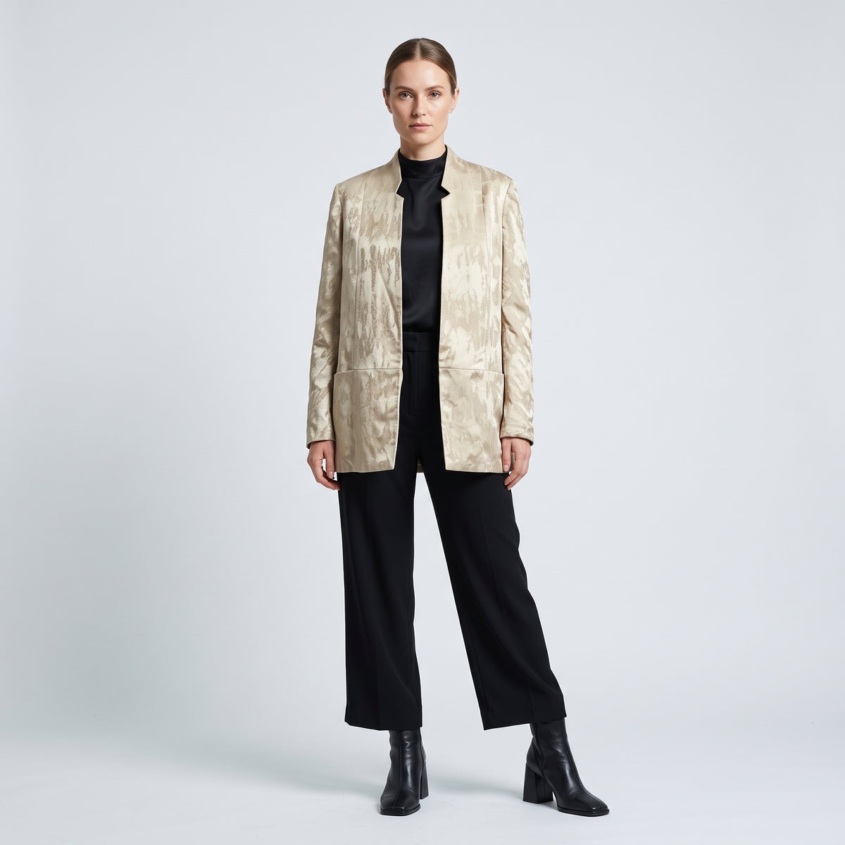 Abstract Print Tailored Jacket