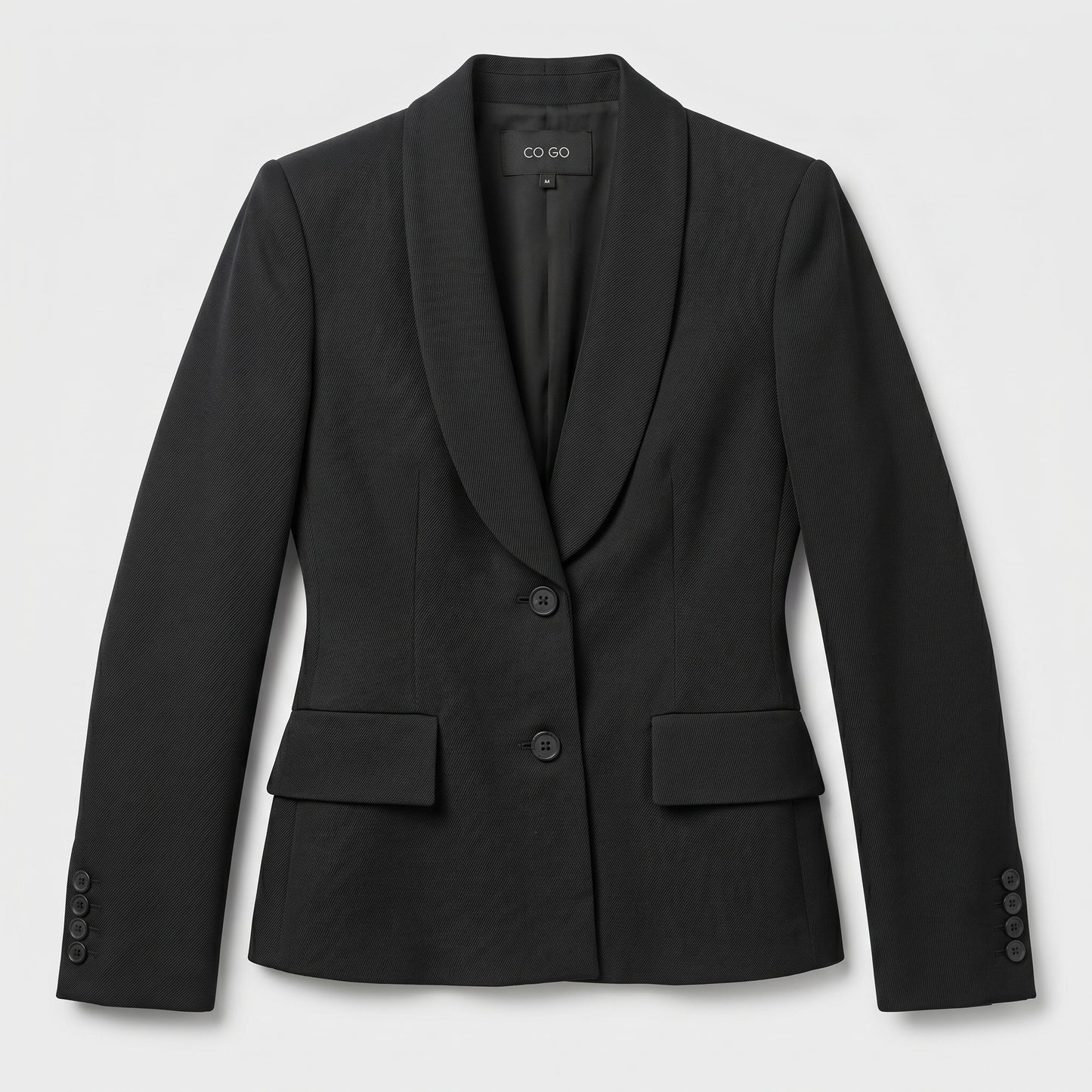 Tailored Shawl Collar Blazer