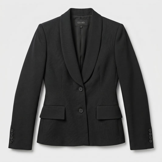 Tailored Shawl Collar Blazer