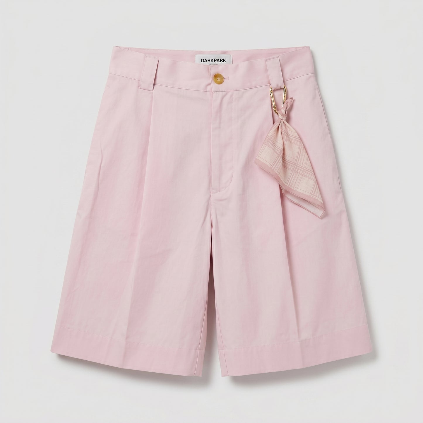 Tailored Pink Bermuda Shorts