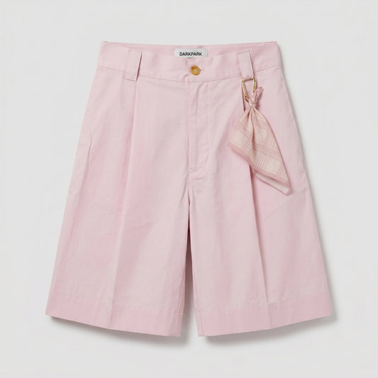 Tailored Pink Bermuda Shorts