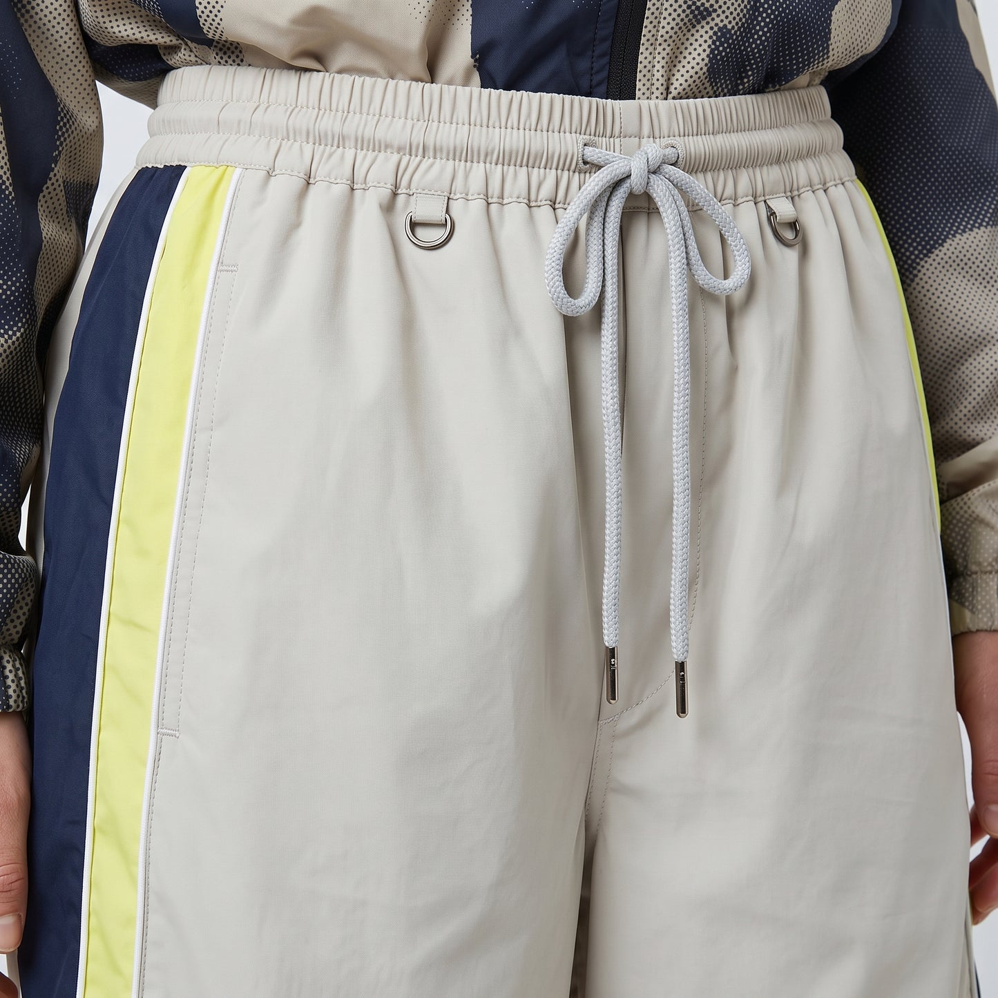 Color-Block Technical Drawstring Shorts