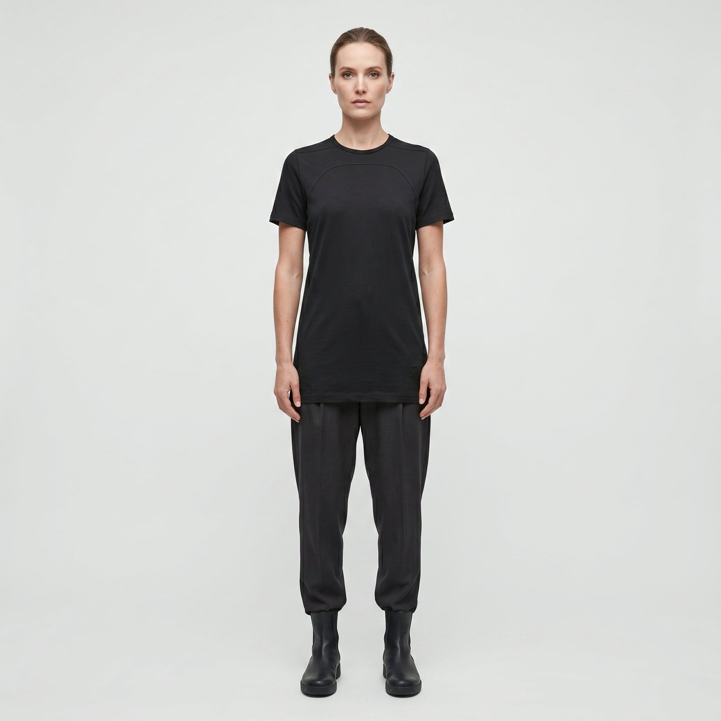Minimalist Curved Seam Tee