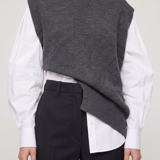 Tailored Black Slim Trousers