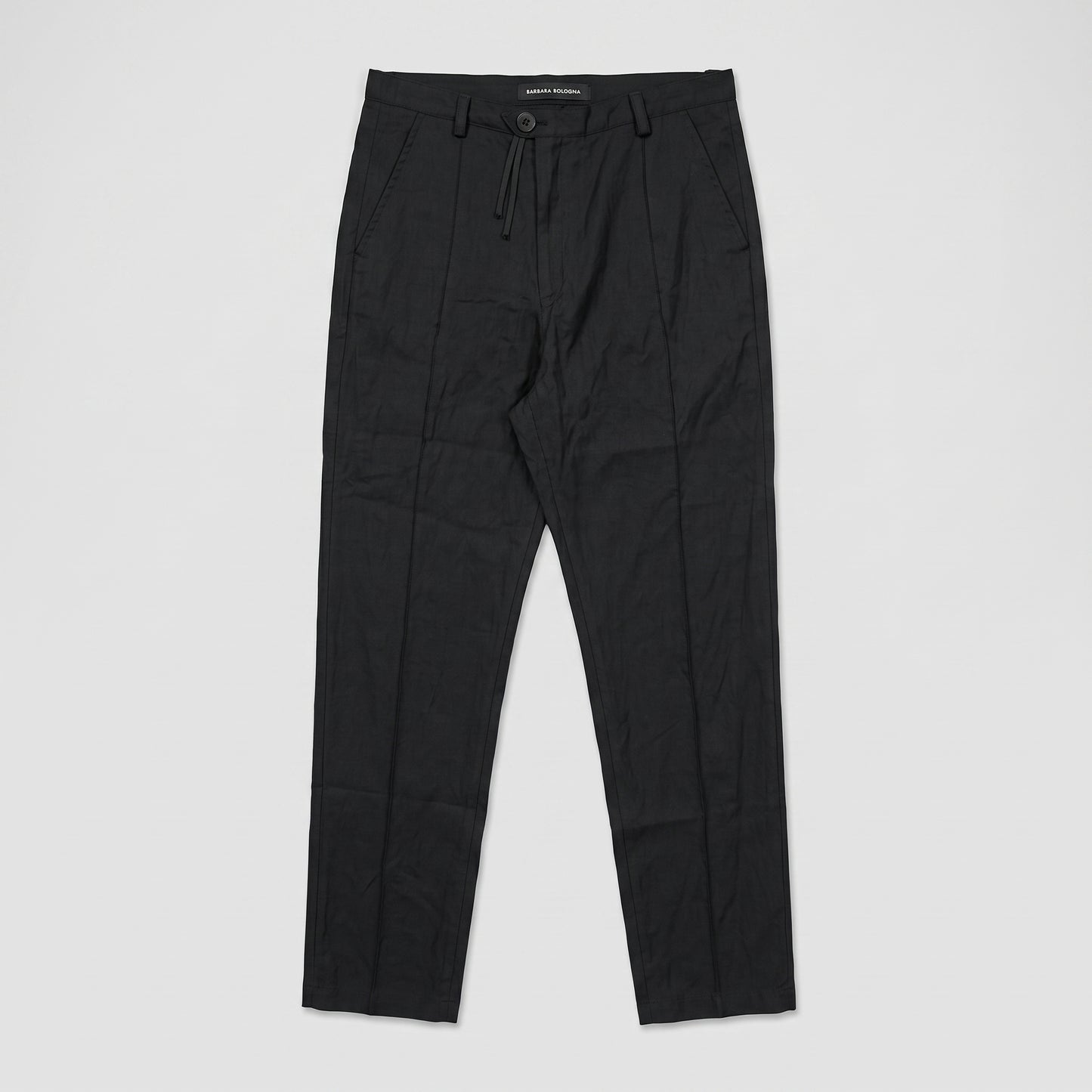 Tailored Black Cropped Trousers