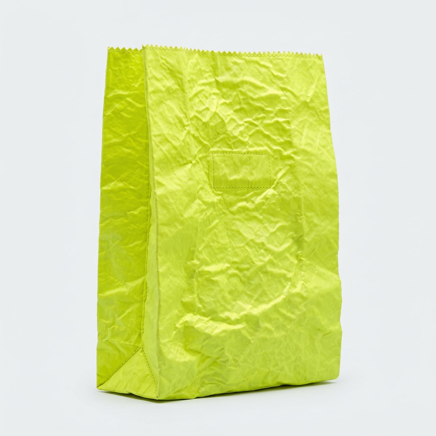 Neon Satin Crinkle Clutch