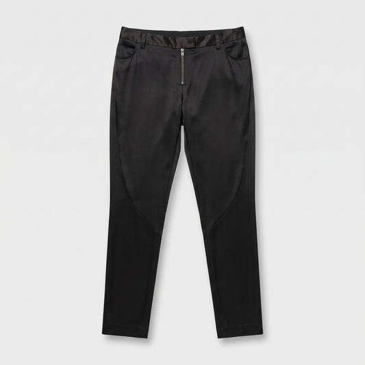 Satin Slim Fit Trousers