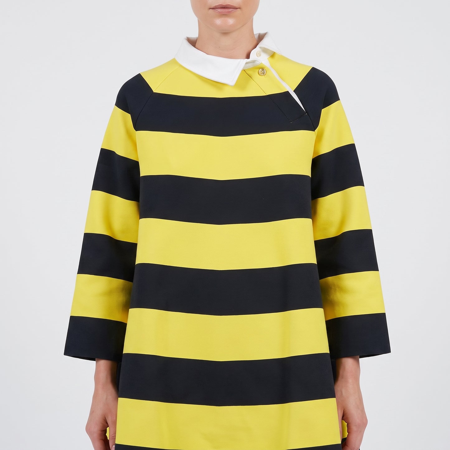 Striped A-Line Rugby Dress