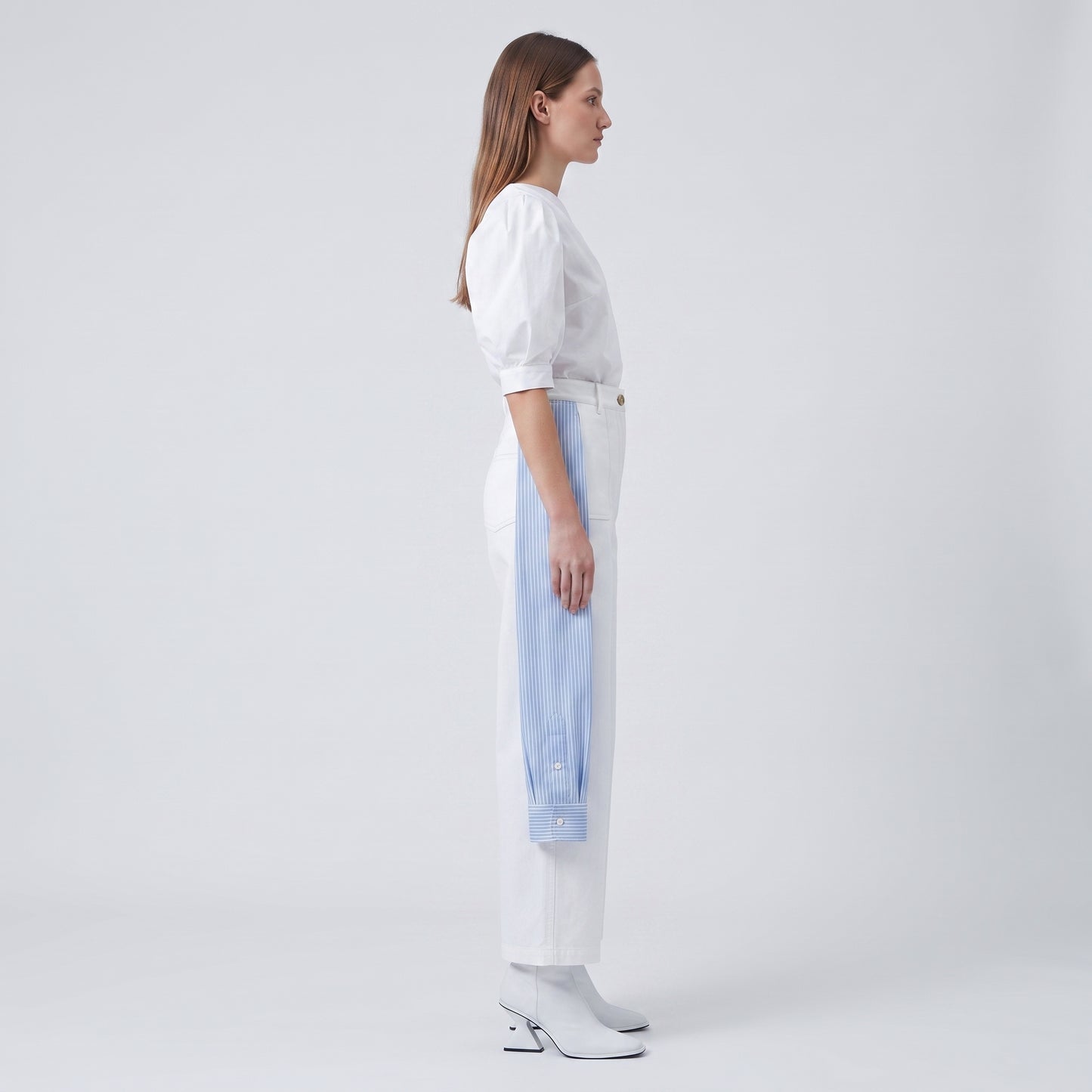 Hybrid Striped Detail Trousers