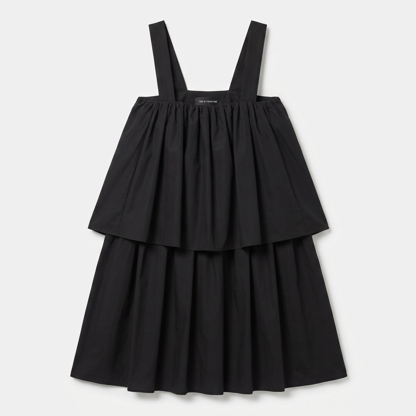 Layered Pleated Cotton Top