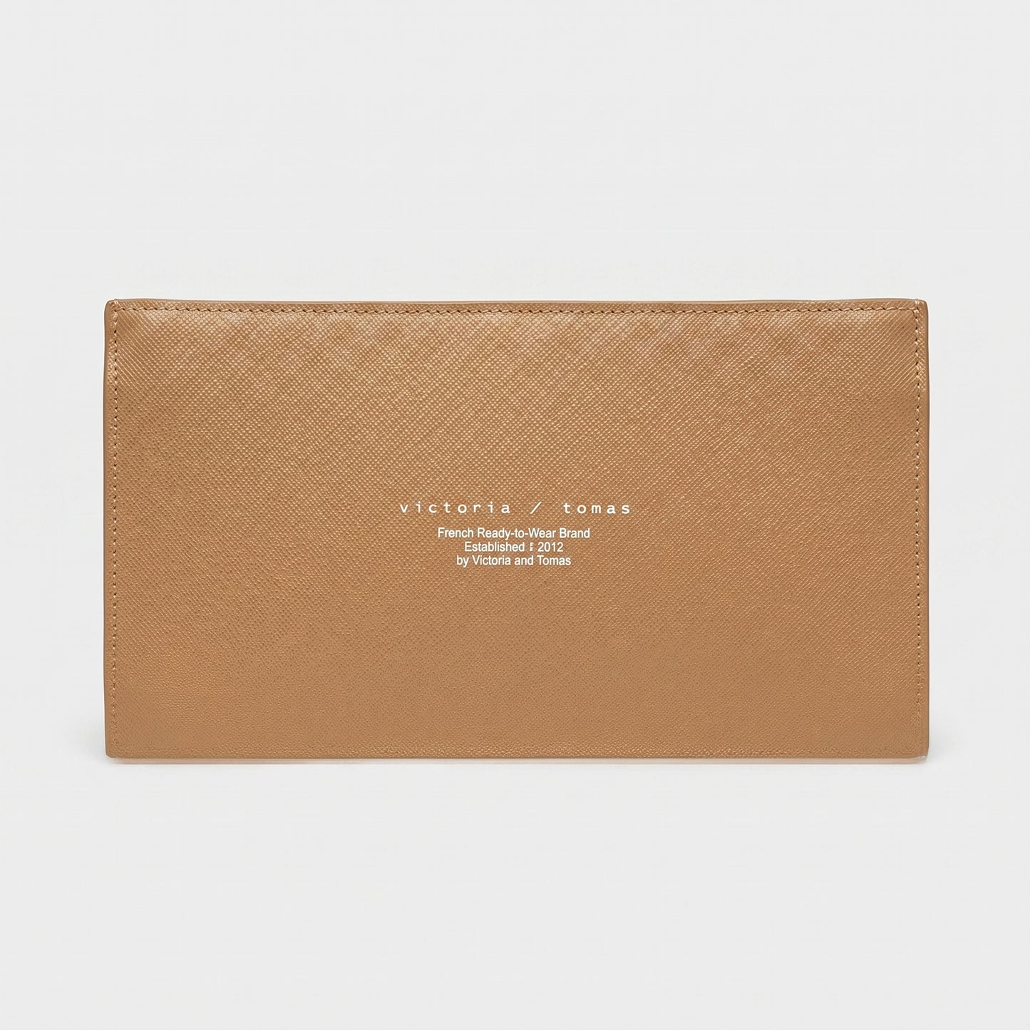 Minimalist Tan Leather Baguette