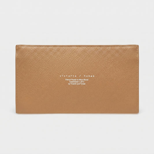 Minimalist Tan Leather Baguette