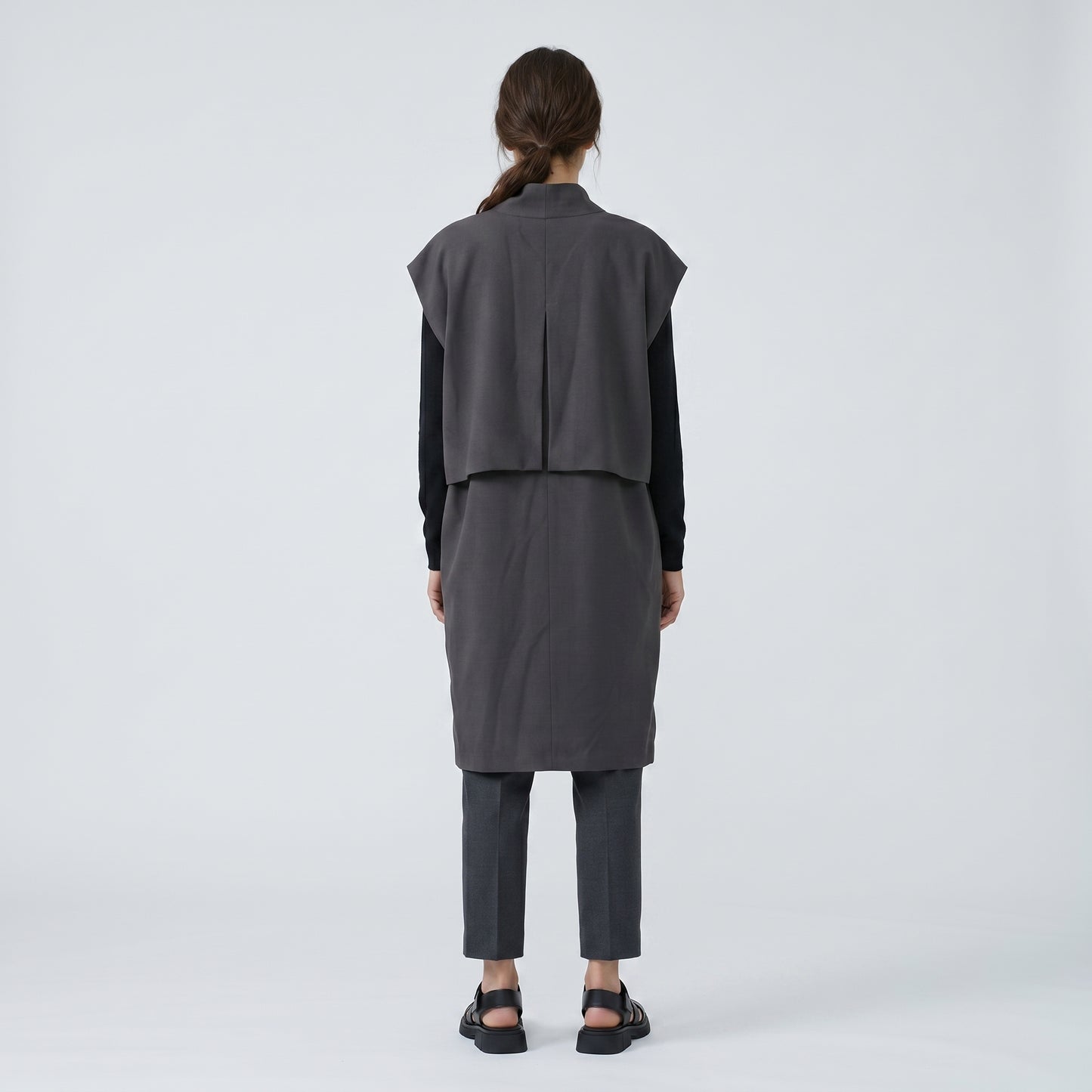 Structured Sleeveless Tailored Vest