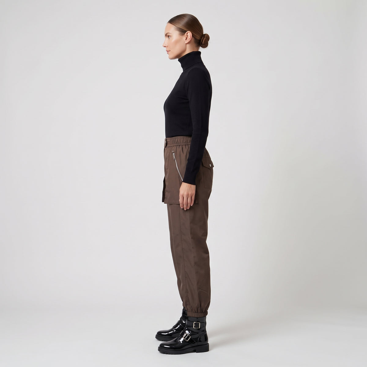 Utility Zip-Pocket Jogger Trousers