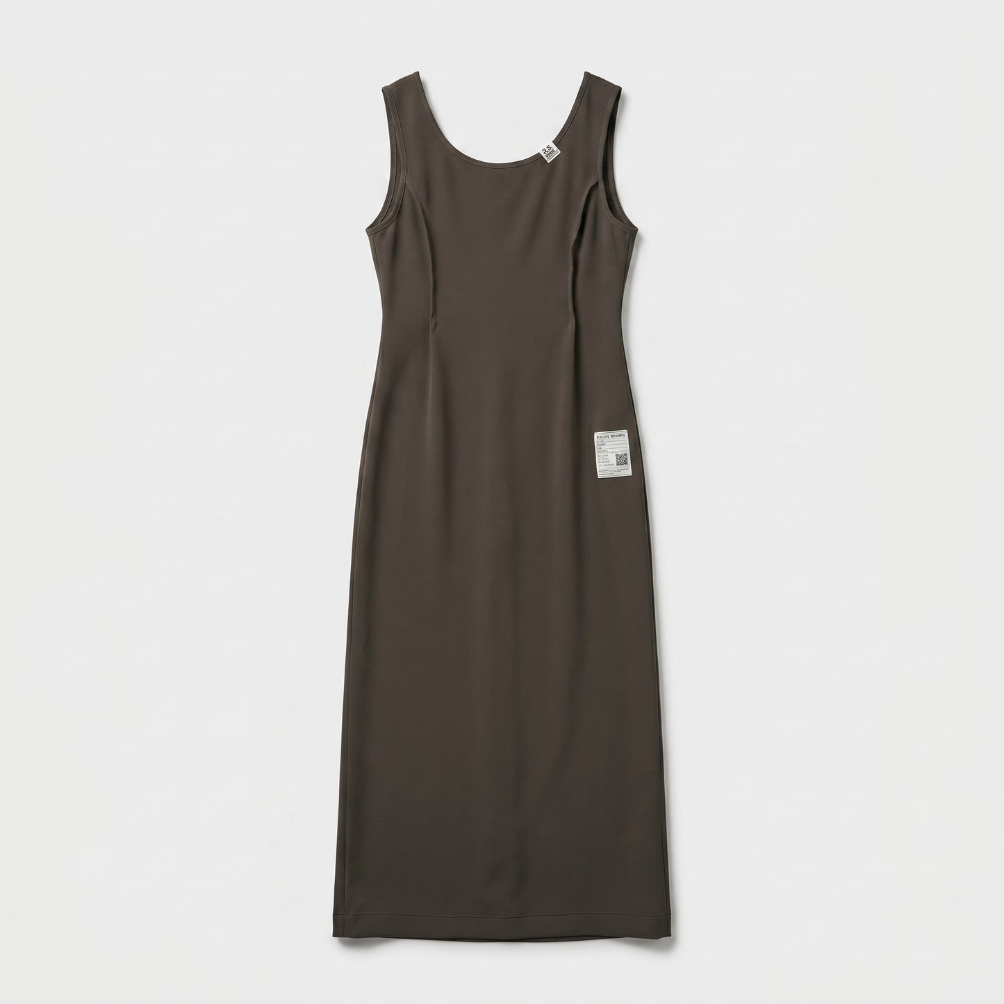 Sleeveless Minimalist Column Midi Dress
