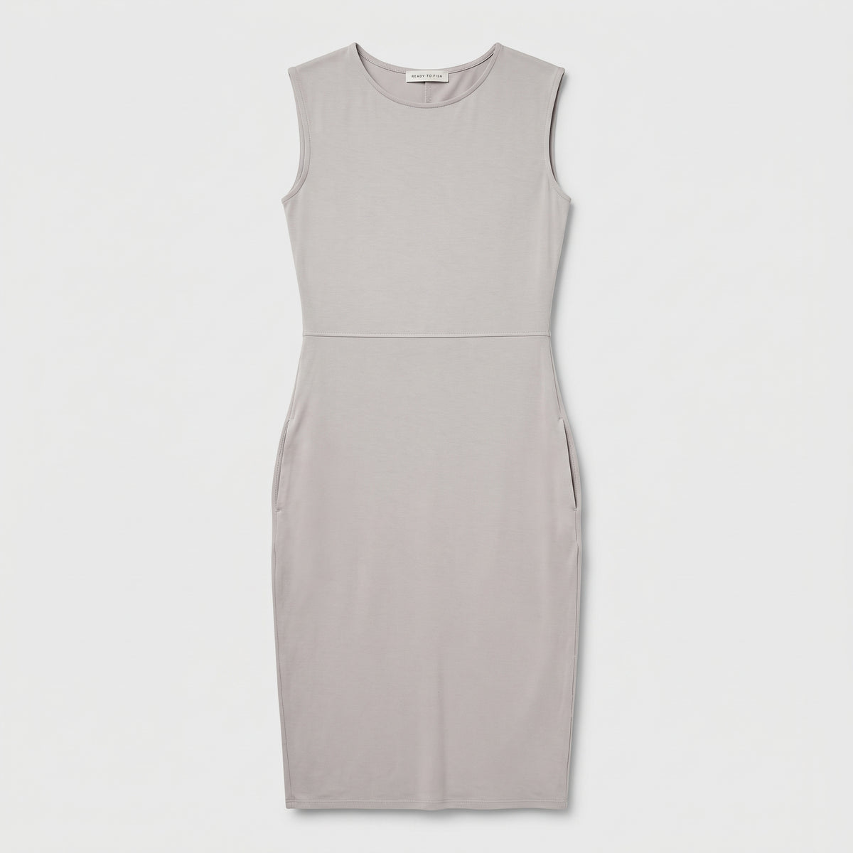 Minimalist Sleeveless Midi Dress