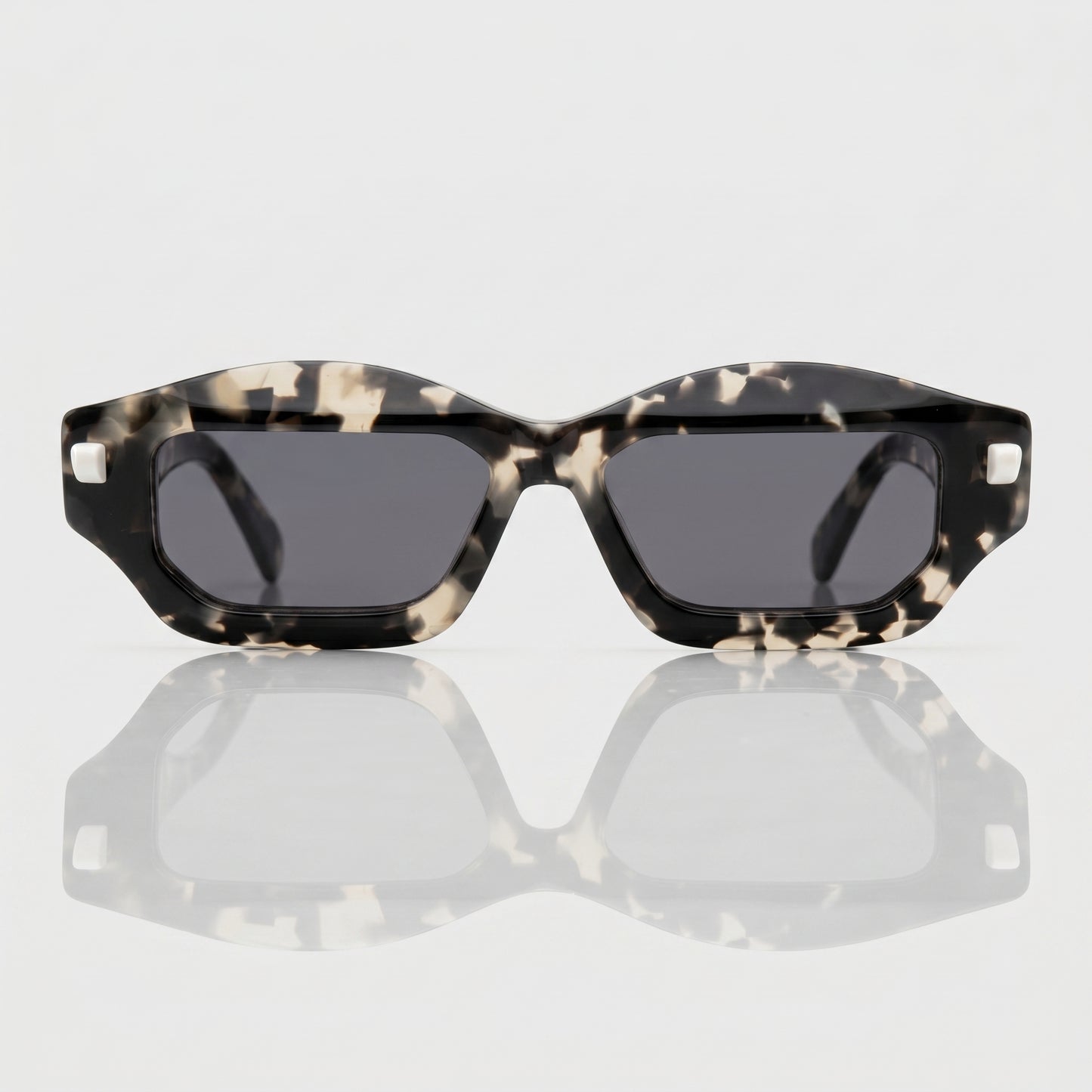 Geometric Tortoiseshell Acetate Sunglasses