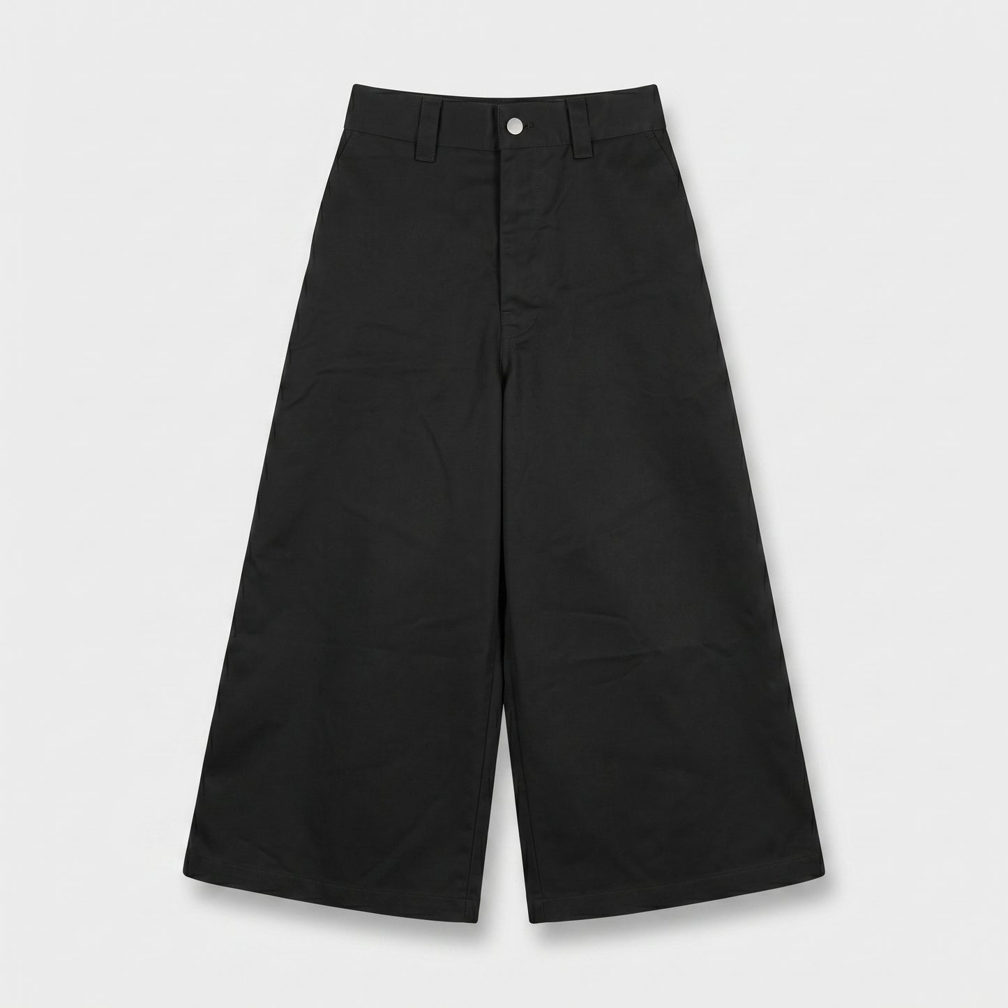 Structured High-Waisted Wide Trousers