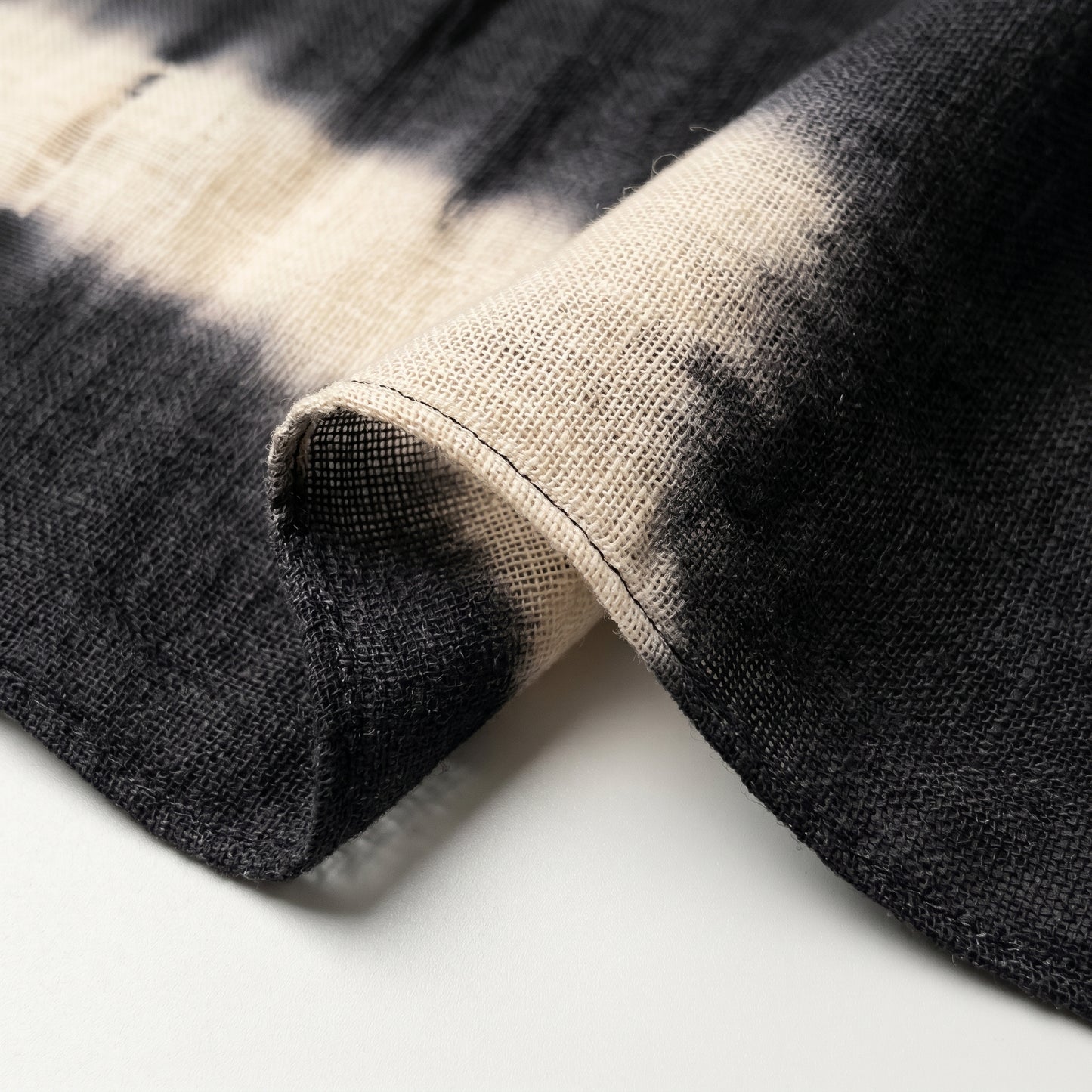 Striped Tie Dye Square Scarf