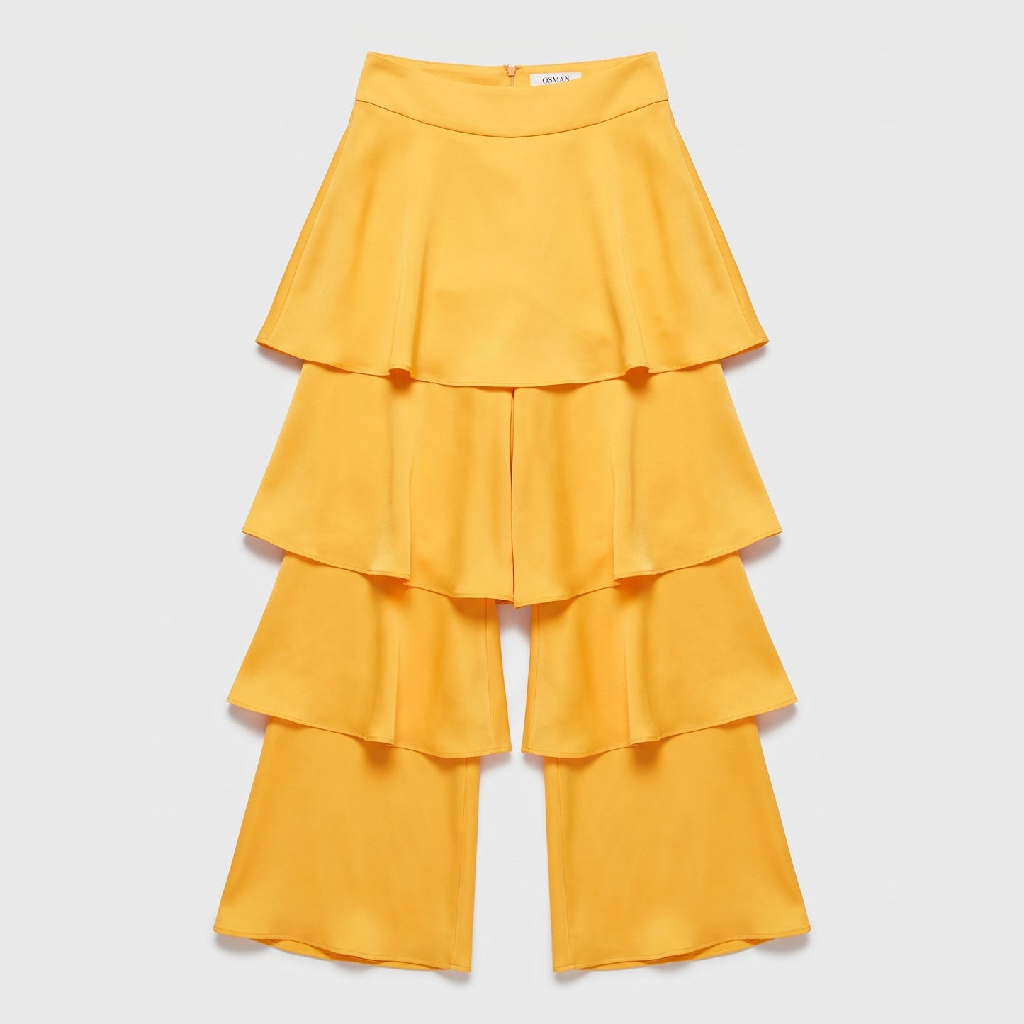 Tiered Ruffled Statement Trousers
