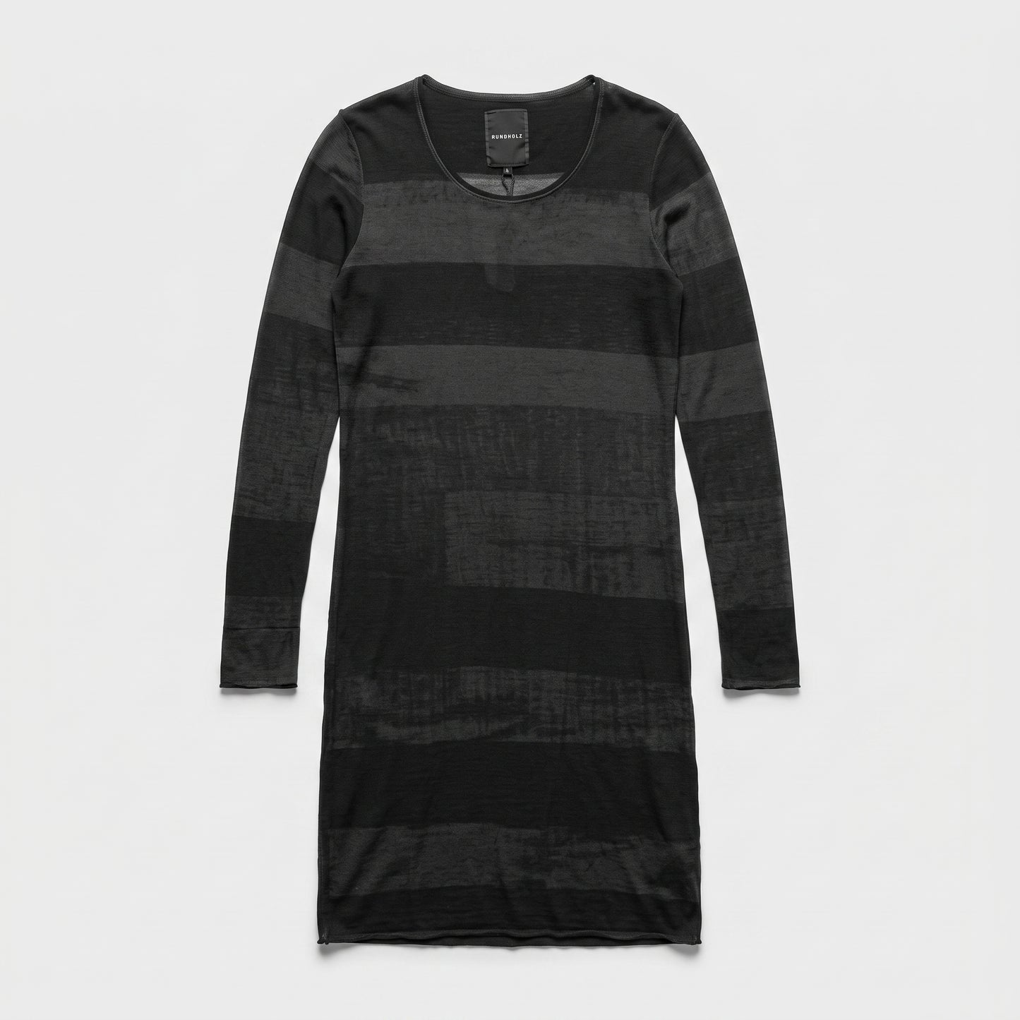 Striped Long Sleeve Knit Dress
