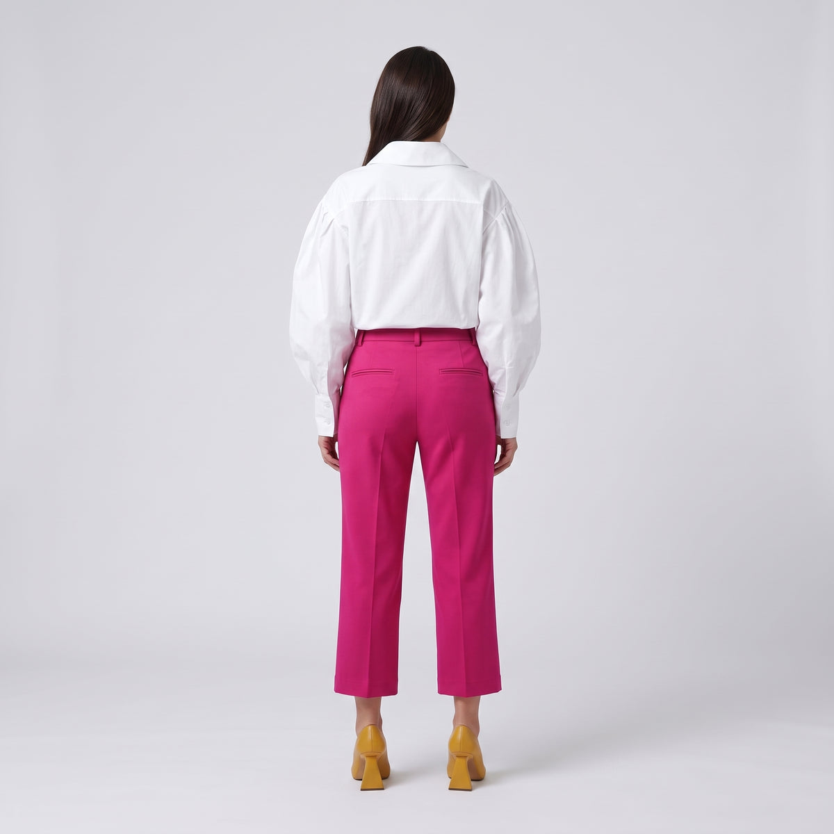 Classic Tailored Fuchsia Trousers