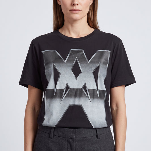 Graphic Metallic Logo Black Tee