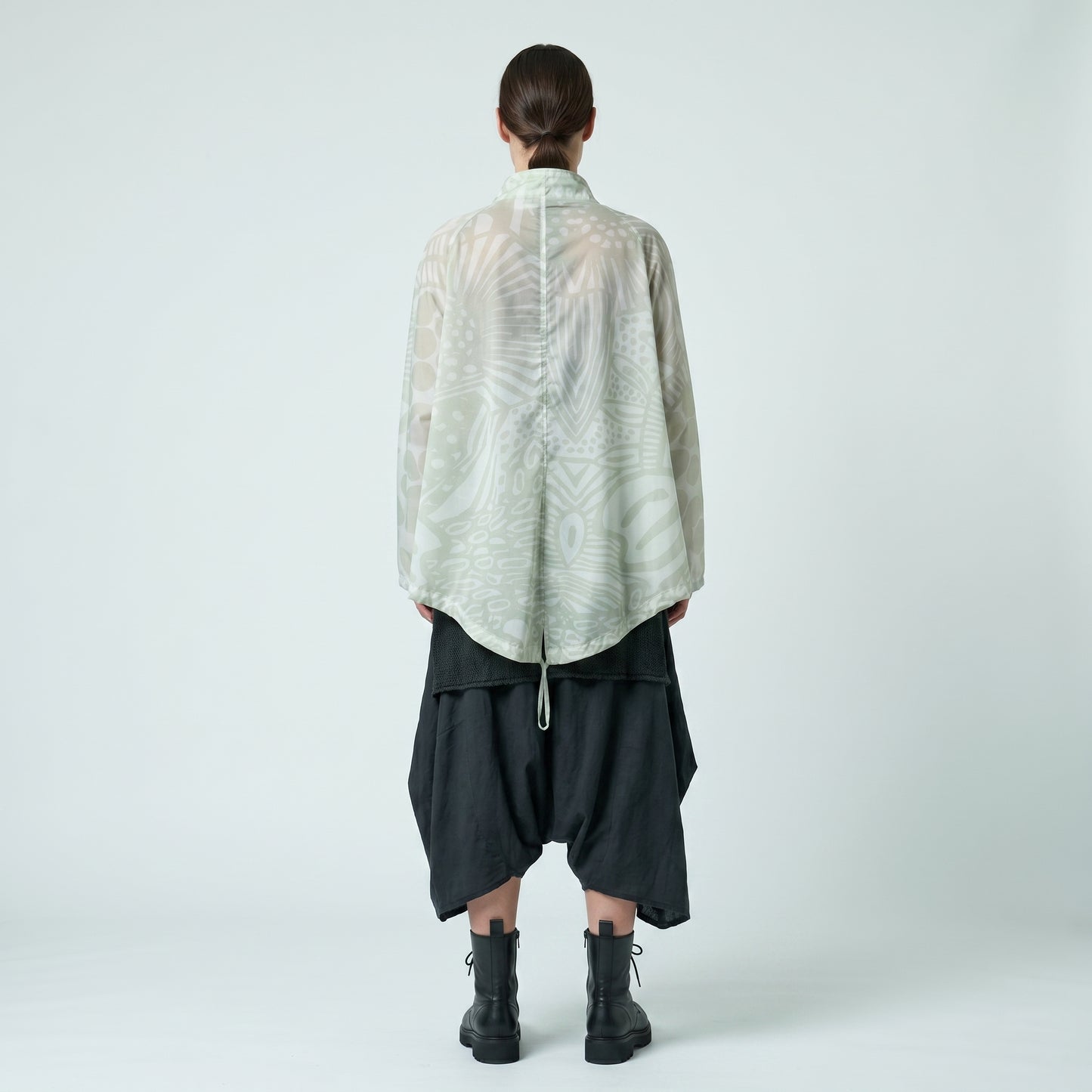 Abstract Print Lightweight Jacket