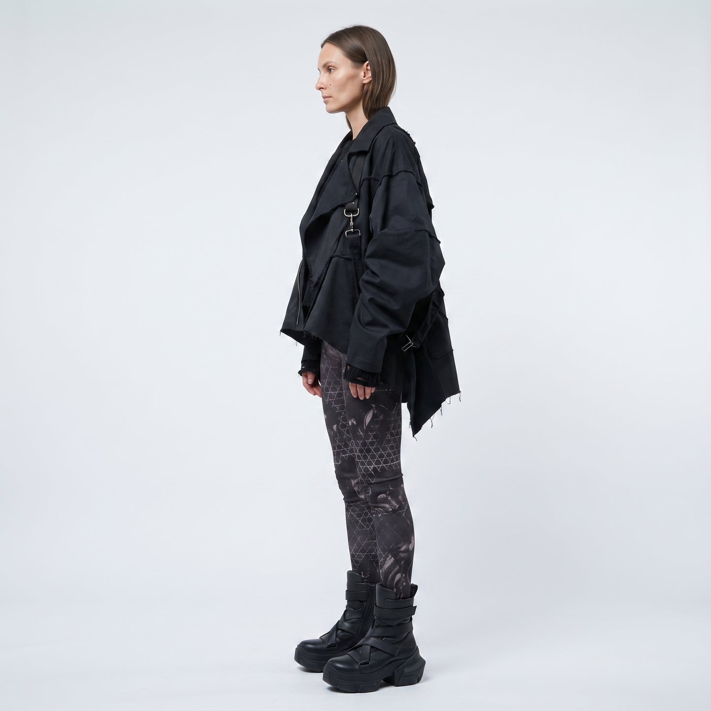 Graphic Print Stretch Leggings