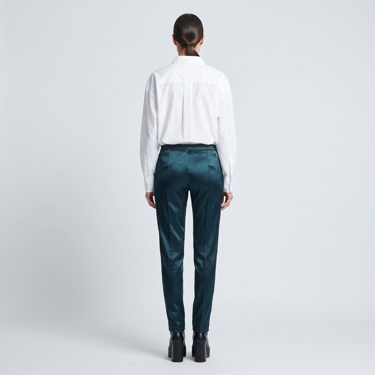 Sleek Dark Green Trousers