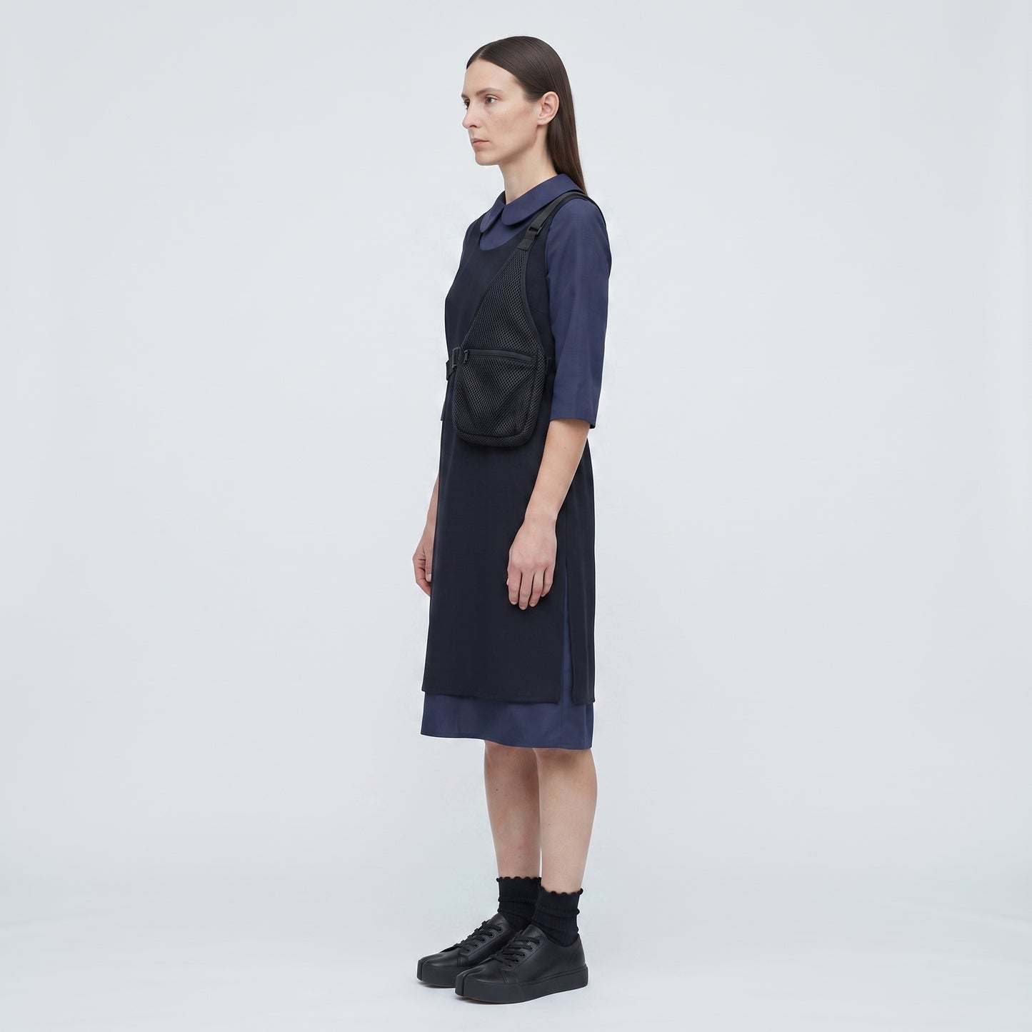 Layered Peter Pan Collar Dress