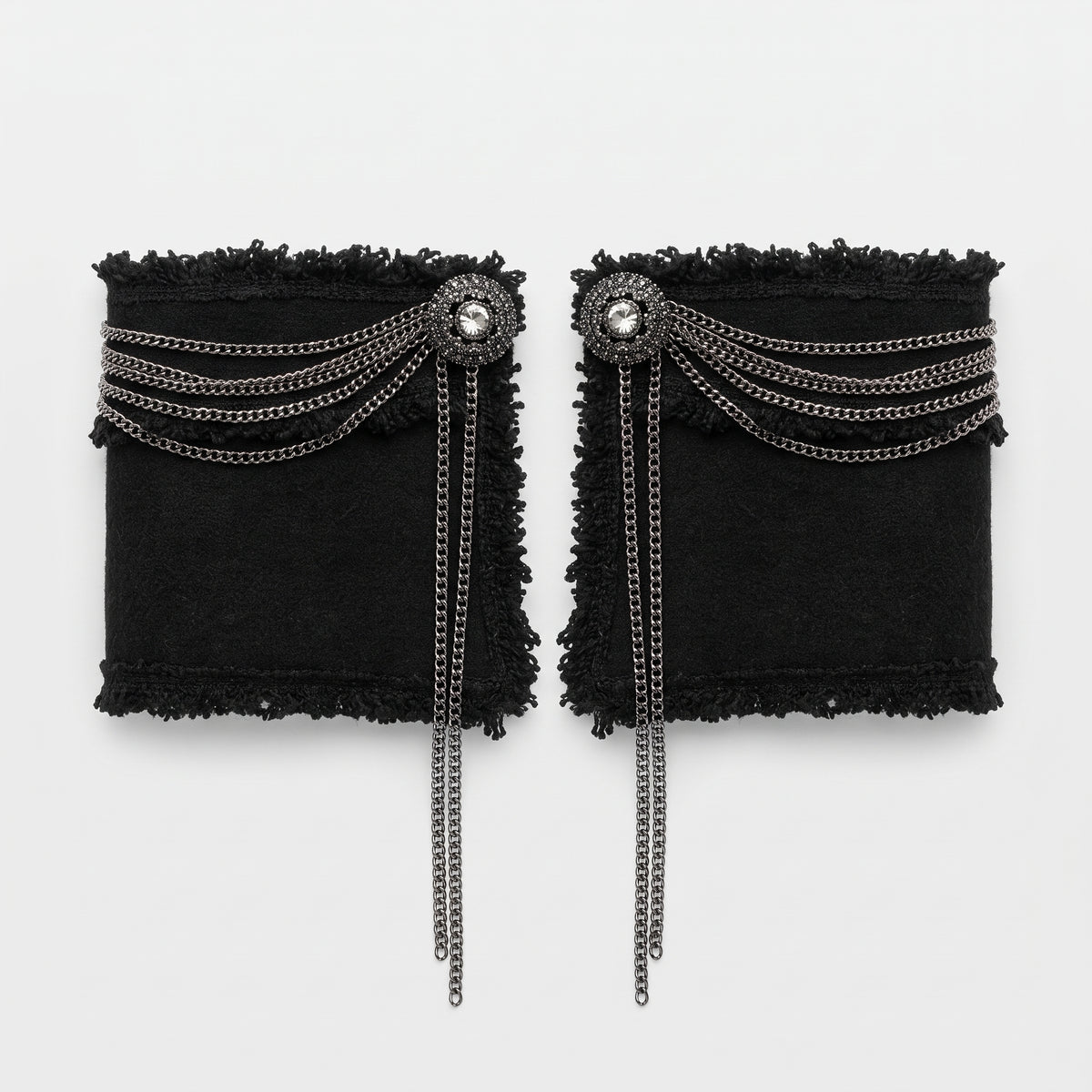 Embellished Fringe Statement Cuffs