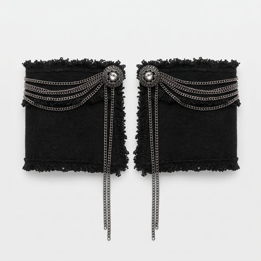 Embellished Fringe Statement Cuffs