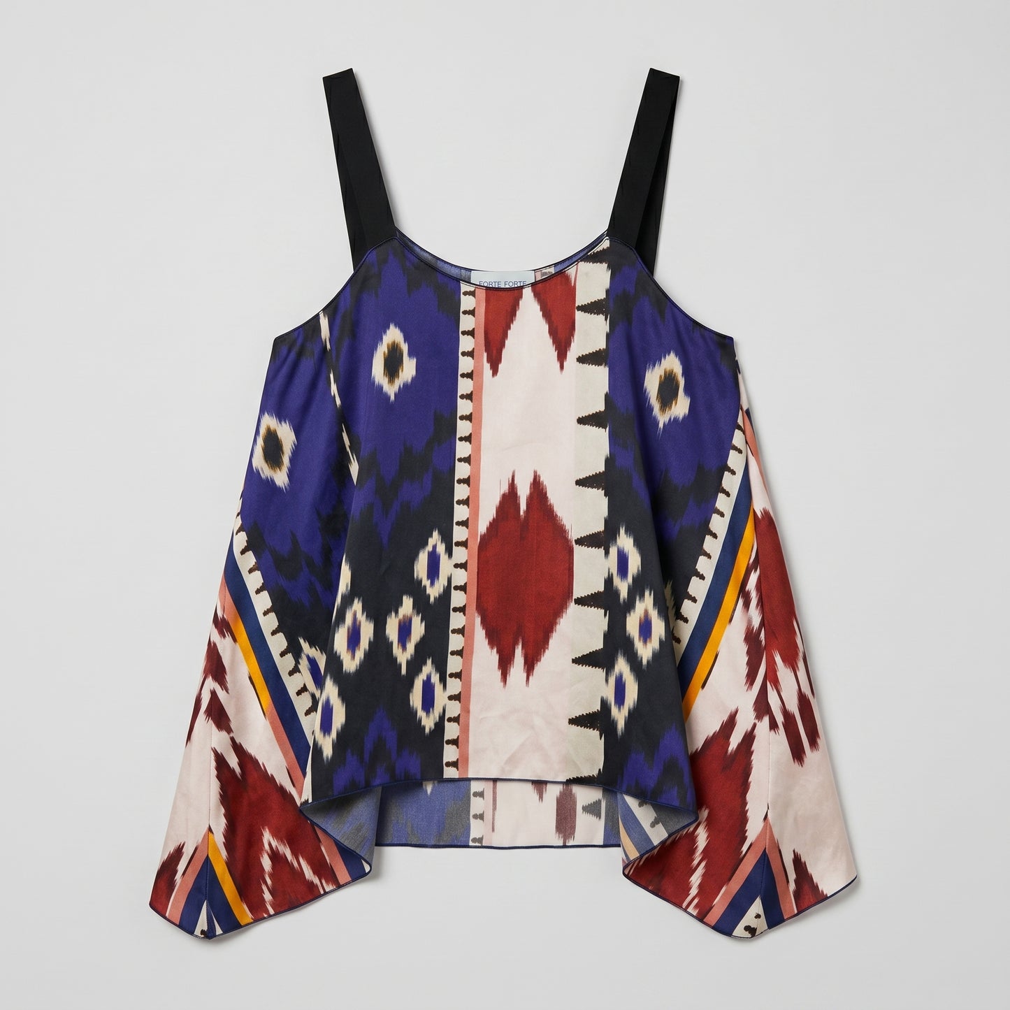 Ikat Print Silk Camisole