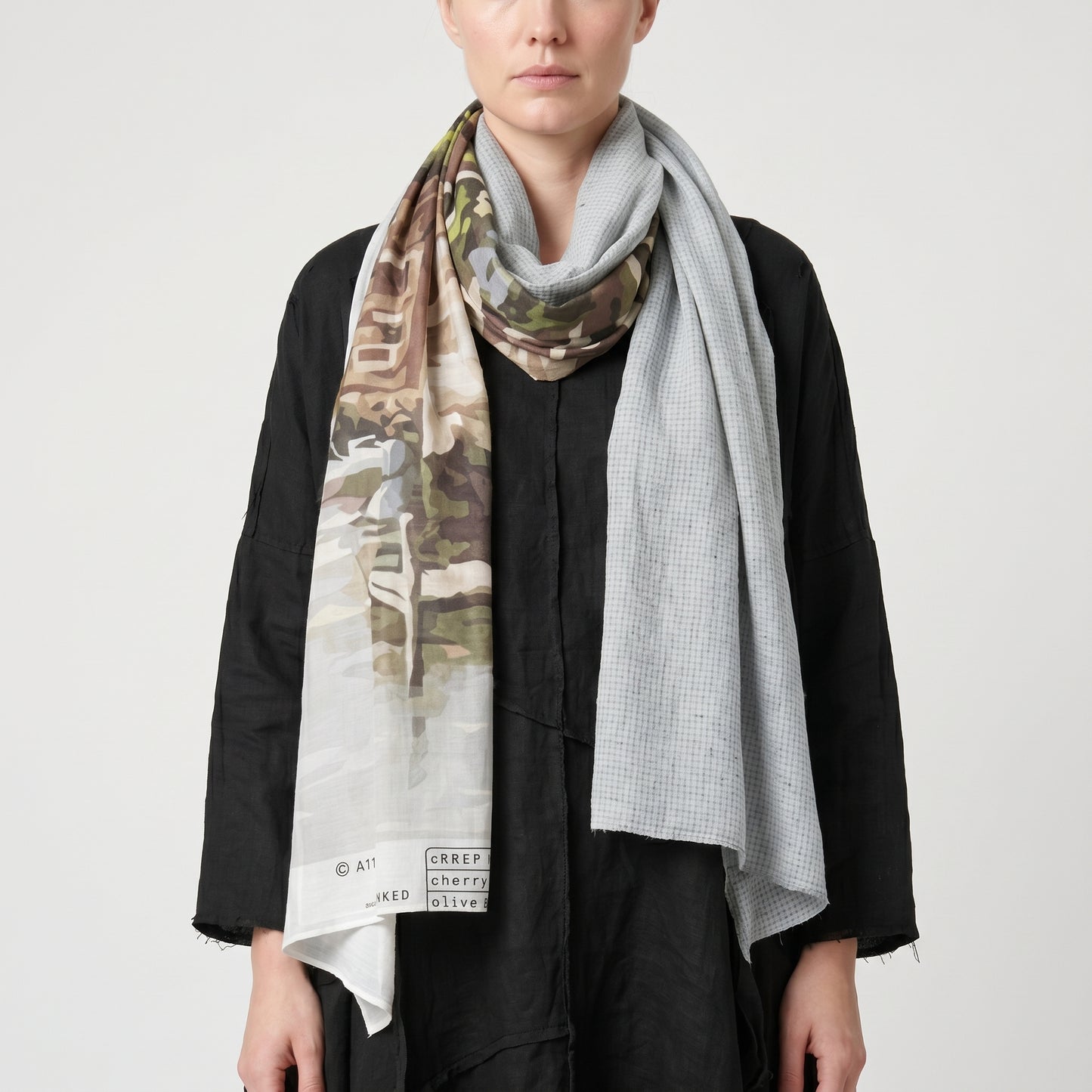 Harbor Print Square Scarf