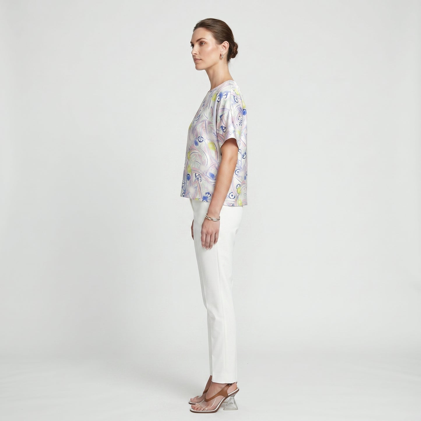 Pastel Floral Printed Blouse