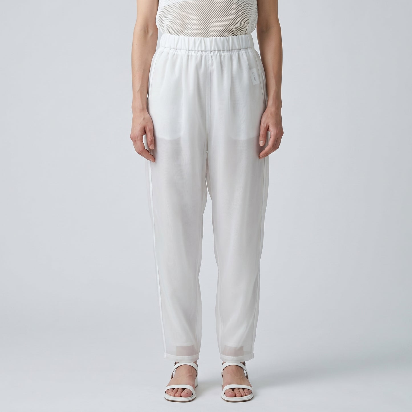 Sheer White Lightweight Trousers