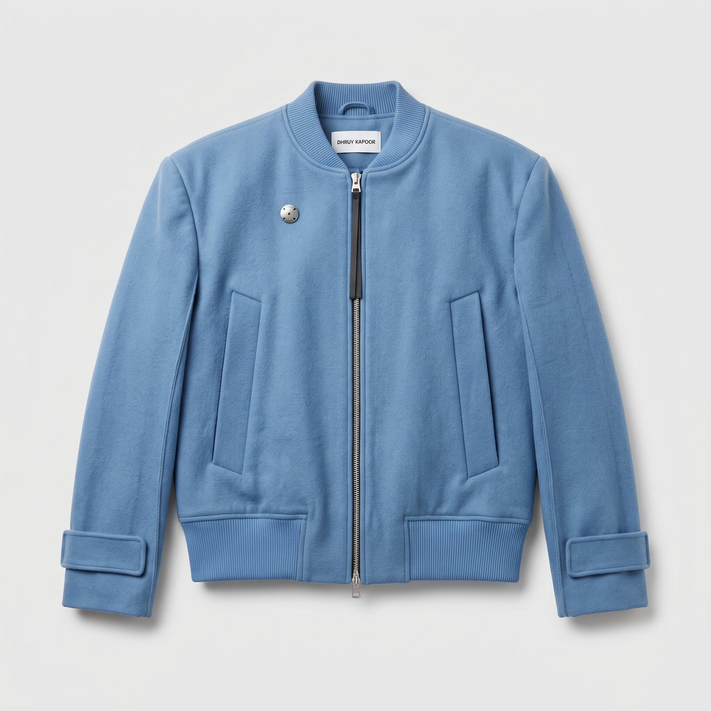 Structured Wool Bomber Jacket