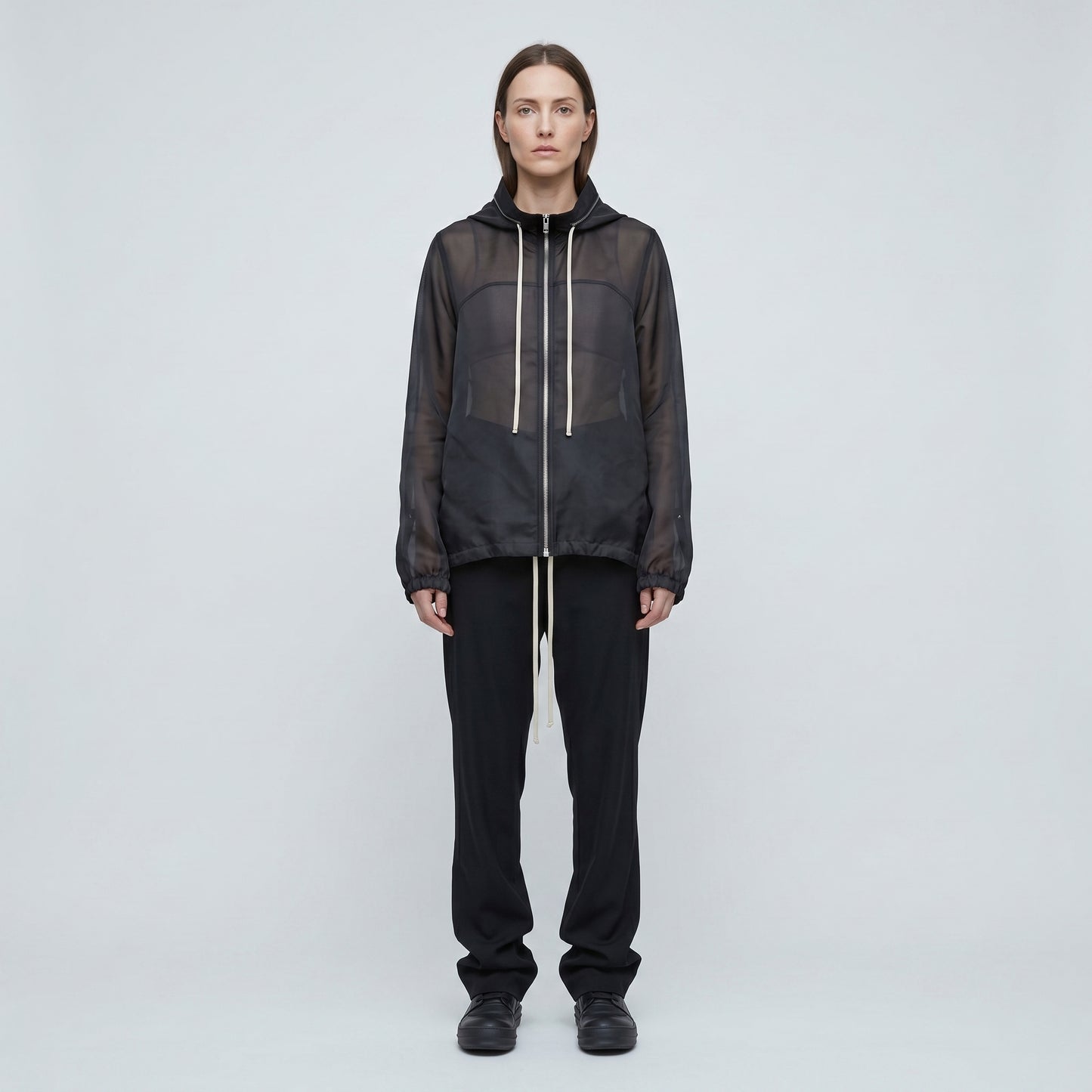 Lightweight Hooded Zip Jacket