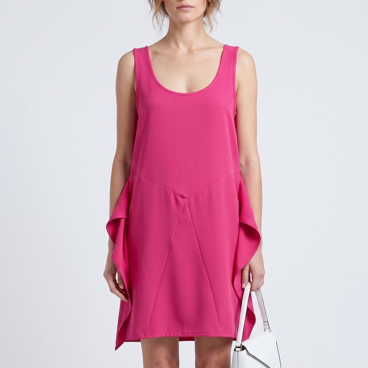Vibrant Structured Sculpted Mini Dress