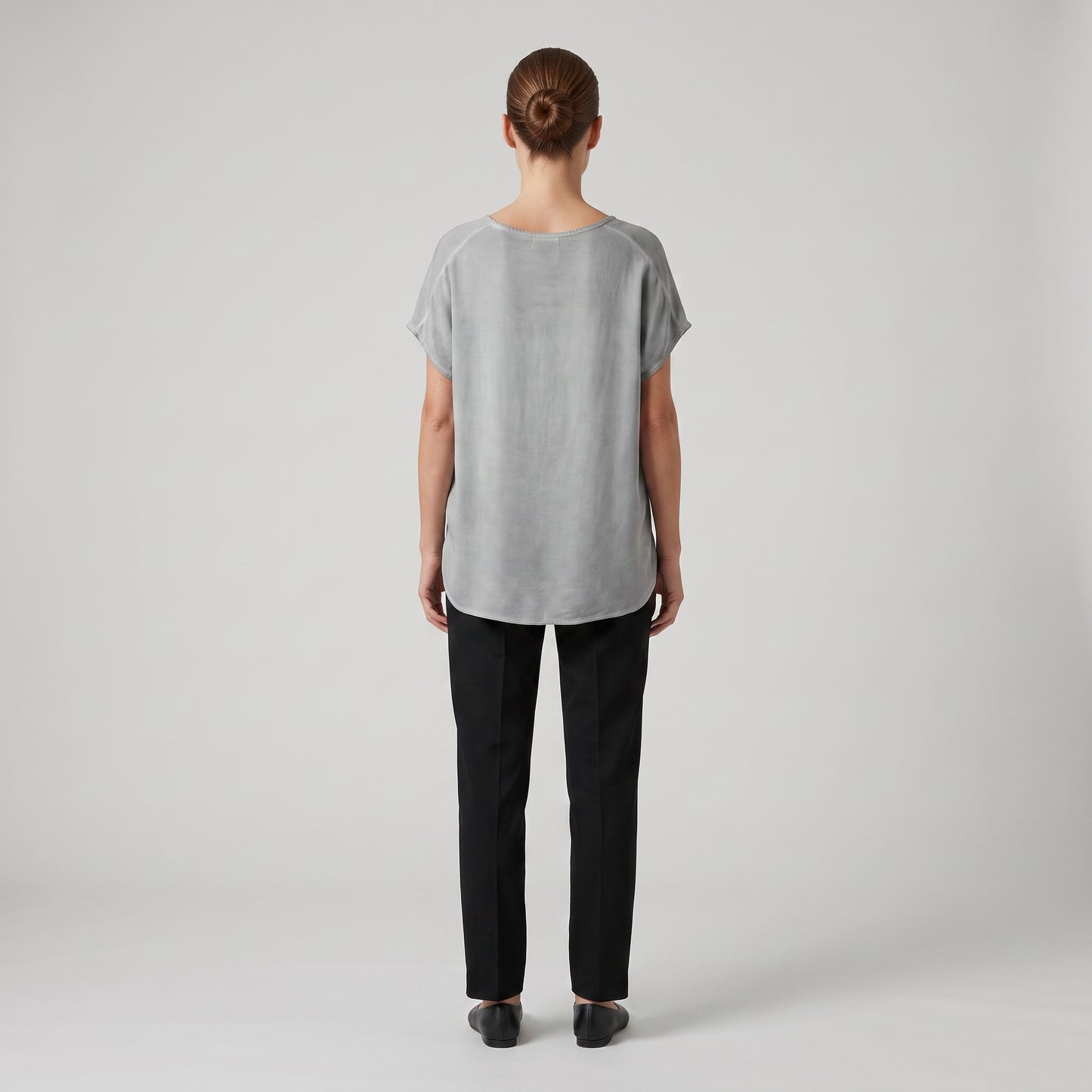 Minimalist Soft Cotton V-Neck Top